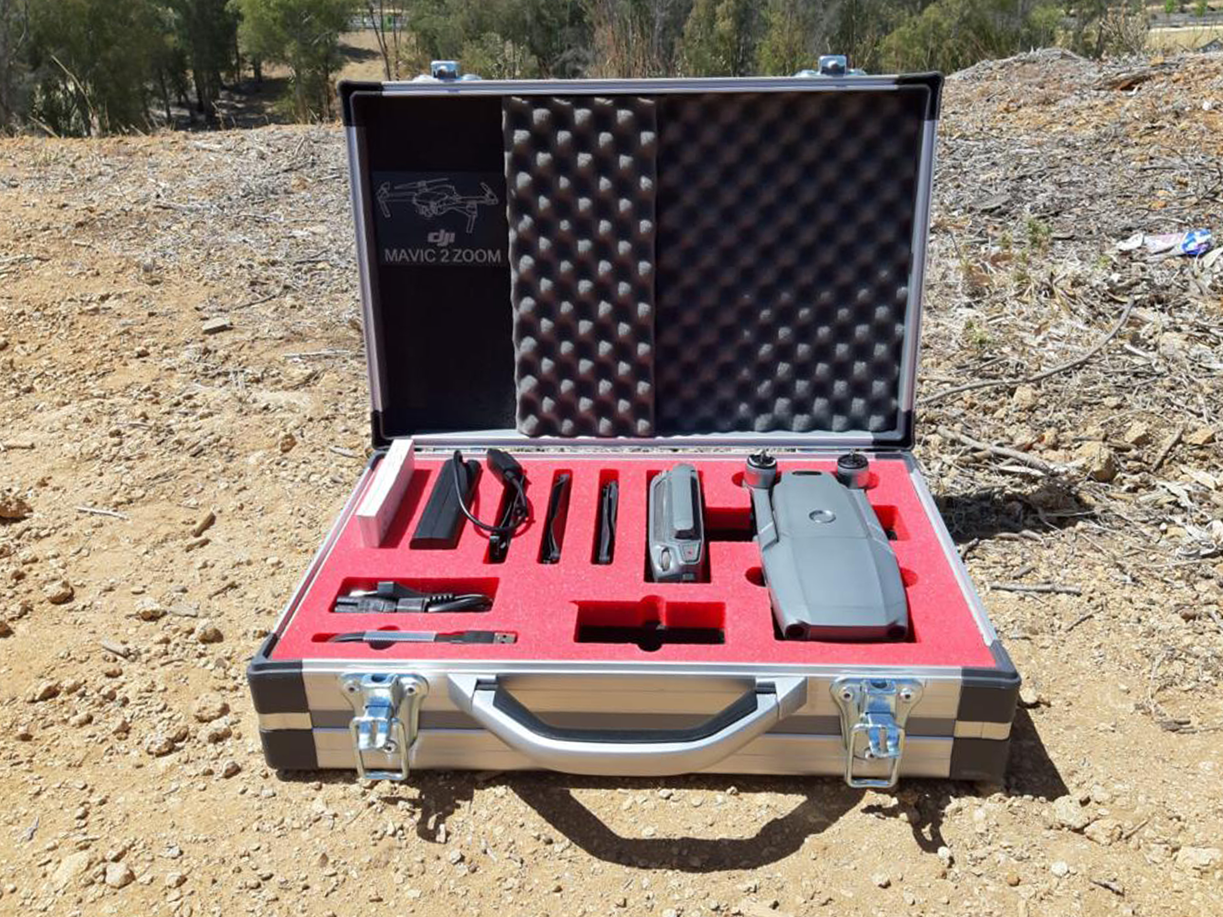 caja de transporte de dron