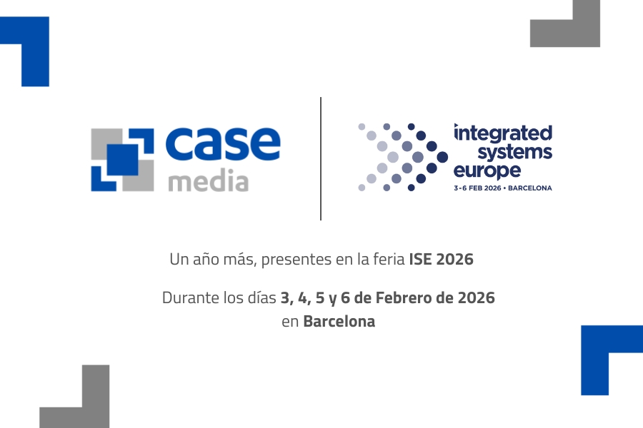 Casemedia will be present once again at the ISE 2026 trade show